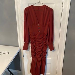 SHEIN.. beautiful copper dress